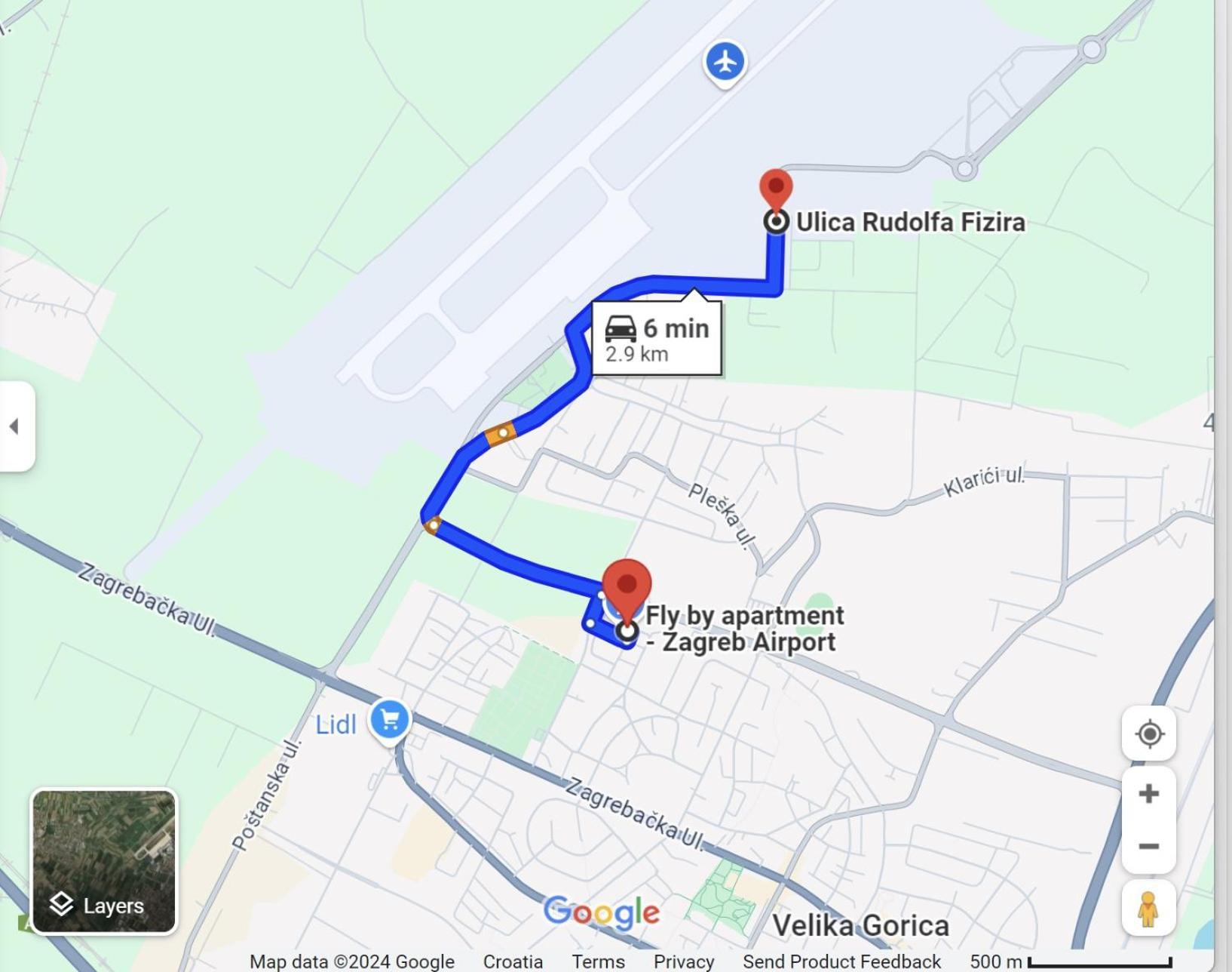 Fly By Suite - Zagreb Airport - 0-24H Self Check In&Out - Parking On Site Nagygorica Kültér fotó